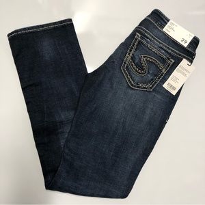 Silver jeans co. SUKI straight mid rise size 29
